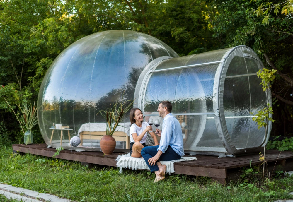 transparent tent